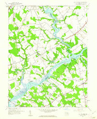 Fowling Creek Maryland Historical topographic map, 1:24000 scale, 7.5 X 7.5 Minute, Year 1944