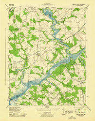 Fowling Creek Maryland Historical topographic map, 1:31680 scale, 7.5 X 7.5 Minute, Year 1944