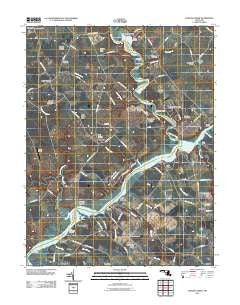 Fowling Creek Maryland Historical topographic map, 1:24000 scale, 7.5 X 7.5 Minute, Year 2011
