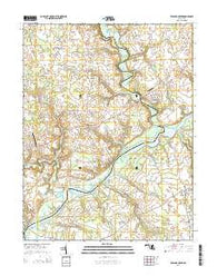 Fowling Creek Maryland Historical topographic map, 1:24000 scale, 7.5 X 7.5 Minute, Year 2014
