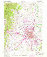 Frederick Maryland Historical topographic map, 1:24000 scale, 7.5 X 7.5 Minute, Year 1953