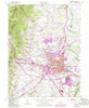 Frederick Maryland Historical topographic map, 1:24000 scale, 7.5 X 7.5 Minute, Year 1953
