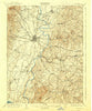 Frederick Maryland Historical topographic map, 1:62500 scale, 15 X 15 Minute, Year 1909