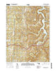Friendsville Maryland Current topographic map, 1:24000 scale, 7.5 X 7.5 Minute, Year 2016