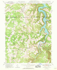 Friendsville Maryland Historical topographic map, 1:24000 scale, 7.5 X 7.5 Minute, Year 1947