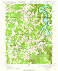Friendsville Maryland Historical topographic map, 1:24000 scale, 7.5 X 7.5 Minute, Year 1947