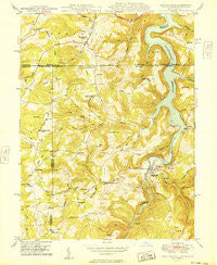 Friendsville Maryland Historical topographic map, 1:24000 scale, 7.5 X 7.5 Minute, Year 1949