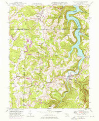 Friendsville Maryland Historical topographic map, 1:24000 scale, 7.5 X 7.5 Minute, Year 1947