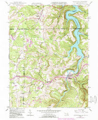 Friendsville Maryland Historical topographic map, 1:24000 scale, 7.5 X 7.5 Minute, Year 1947