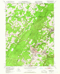 Frostburg Maryland Historical topographic map, 1:24000 scale, 7.5 X 7.5 Minute, Year 1949