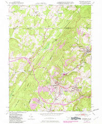 Frostburg Maryland Historical topographic map, 1:24000 scale, 7.5 X 7.5 Minute, Year 1949