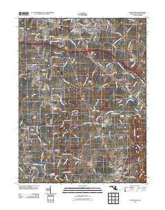 Funkstown Maryland Historical topographic map, 1:24000 scale, 7.5 X 7.5 Minute, Year 2011
