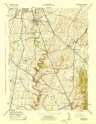 Funkstown Maryland Historical topographic map, 1:31680 scale, 7.5 X 7.5 Minute, Year 1944