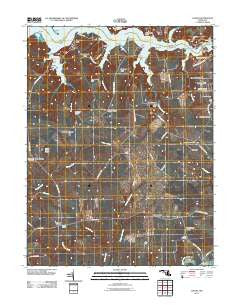 Galena Maryland Historical topographic map, 1:24000 scale, 7.5 X 7.5 Minute, Year 2011