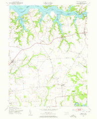 Galena Maryland Historical topographic map, 1:24000 scale, 7.5 X 7.5 Minute, Year 1953