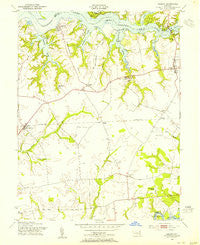 Galena Maryland Historical topographic map, 1:24000 scale, 7.5 X 7.5 Minute, Year 1953