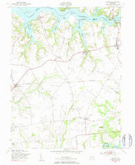 Galena Maryland Historical topographic map, 1:24000 scale, 7.5 X 7.5 Minute, Year 1953