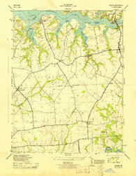 Galena Maryland Historical topographic map, 1:31680 scale, 7.5 X 7.5 Minute, Year 1944
