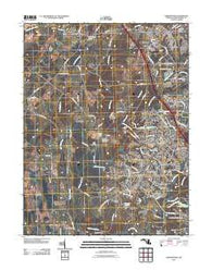 Germantown Maryland Historical topographic map, 1:24000 scale, 7.5 X 7.5 Minute, Year 2011