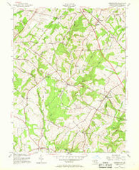 Germantown Maryland Historical topographic map, 1:24000 scale, 7.5 X 7.5 Minute, Year 1953
