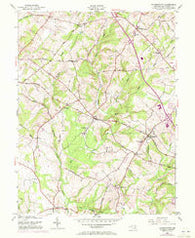 Germantown Maryland Historical topographic map, 1:24000 scale, 7.5 X 7.5 Minute, Year 1953