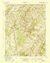Germantown Maryland Historical topographic map, 1:31680 scale, 7.5 X 7.5 Minute, Year 1944