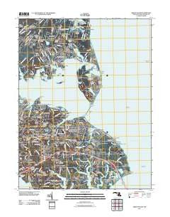 Gibson Island Maryland Historical topographic map, 1:24000 scale, 7.5 X 7.5 Minute, Year 2011