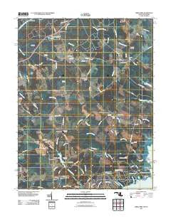 Girdletree Maryland Historical topographic map, 1:24000 scale, 7.5 X 7.5 Minute, Year 2011