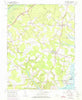 Girdletree Maryland Historical topographic map, 1:24000 scale, 7.5 X 7.5 Minute, Year 1966