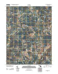 Goldsboro Maryland Historical topographic map, 1:24000 scale, 7.5 X 7.5 Minute, Year 2011