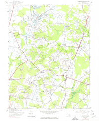 Goldsboro Maryland Historical topographic map, 1:24000 scale, 7.5 X 7.5 Minute, Year 1944