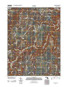 Gorman Maryland Historical topographic map, 1:24000 scale, 7.5 X 7.5 Minute, Year 2011