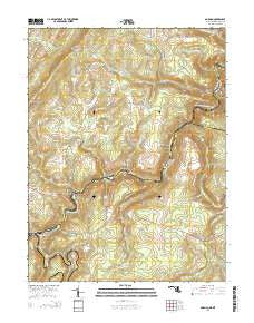 Gorman Maryland Historical topographic map, 1:24000 scale, 7.5 X 7.5 Minute, Year 2014