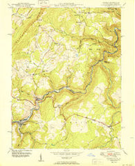 Gorman Maryland Historical topographic map, 1:24000 scale, 7.5 X 7.5 Minute, Year 1950