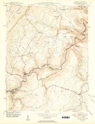 Gorman Maryland Historical topographic map, 1:24000 scale, 7.5 X 7.5 Minute, Year 1950