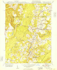 Grantsville Maryland Historical topographic map, 1:24000 scale, 7.5 X 7.5 Minute, Year 1949