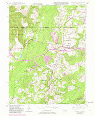 Grantsville Maryland Historical topographic map, 1:24000 scale, 7.5 X 7.5 Minute, Year 1946