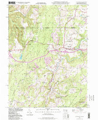 Grantsville Maryland Historical topographic map, 1:24000 scale, 7.5 X 7.5 Minute, Year 1994