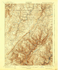 Grantsville Maryland Historical topographic map, 1:62500 scale, 15 X 15 Minute, Year 1904