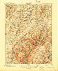 Grantsville Maryland Historical topographic map, 1:62500 scale, 15 X 15 Minute, Year 1904