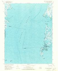 Great Fox Island Virginia Historical topographic map, 1:24000 scale, 7.5 X 7.5 Minute, Year 1968