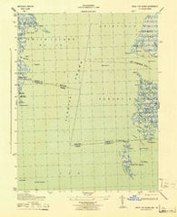 Great Fox Island Virginia Historical topographic map, 1:31680 scale, 7.5 X 7.5 Minute, Year 1943