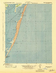 Green Run Maryland Historical topographic map, 1:62500 scale, 15 X 15 Minute, Year 1944