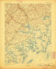 Gunpowder Maryland Historical topographic map, 1:62500 scale, 15 X 15 Minute, Year 1893