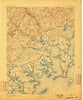 Gunpowder Maryland Historical topographic map, 1:62500 scale, 15 X 15 Minute, Year 1893