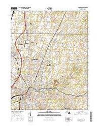 Hagerstown Maryland Current topographic map, 1:24000 scale, 7.5 X 7.5 Minute, Year 2016