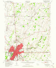 Hagerstown Maryland Historical topographic map, 1:24000 scale, 7.5 X 7.5 Minute, Year 1953
