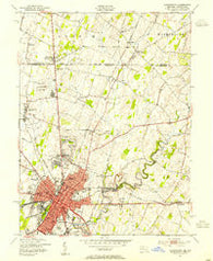Hagerstown Maryland Historical topographic map, 1:24000 scale, 7.5 X 7.5 Minute, Year 1953