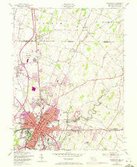 Hagerstown Maryland Historical topographic map, 1:24000 scale, 7.5 X 7.5 Minute, Year 1953
