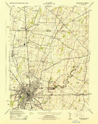 Hagerstown Maryland Historical topographic map, 1:31680 scale, 7.5 X 7.5 Minute, Year 1944